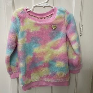 4 T Toddler Girl Juicy Couture pink type-dye Sweater